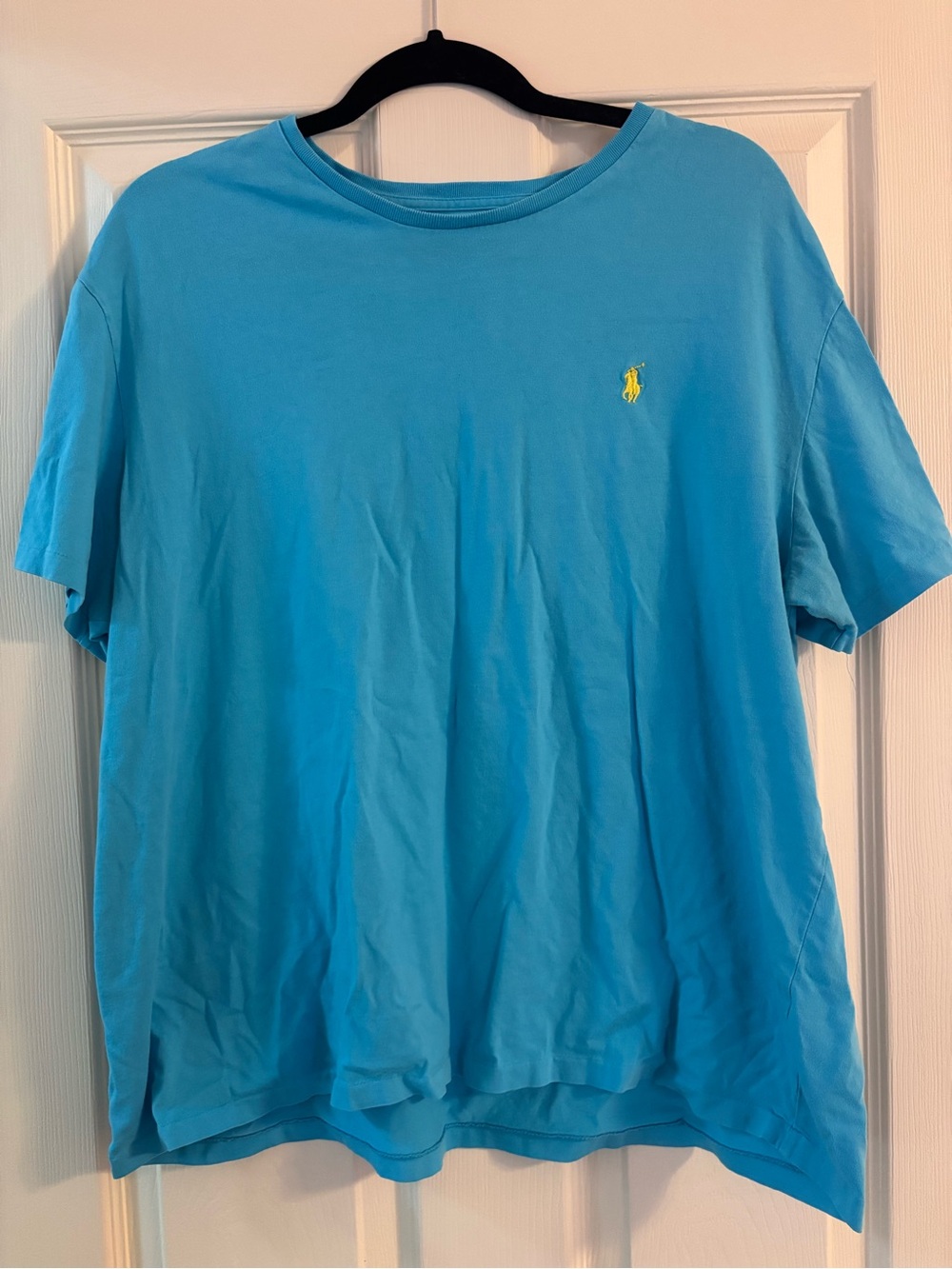 Polo by Ralph Lauren Short-Sleeve Tee - Aqua with Yellow Pony